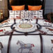 Fashion Classic Hermes bed set