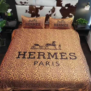 Tiger Hermes bed set