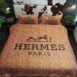 Tiger Hermes bed set