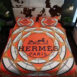 Orange Paris Hermes bed set