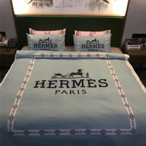 Gray Hermes bed set