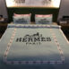 Gray Hermes bed set