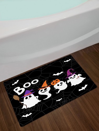 Ghost Boo Halloween Shower Curtain