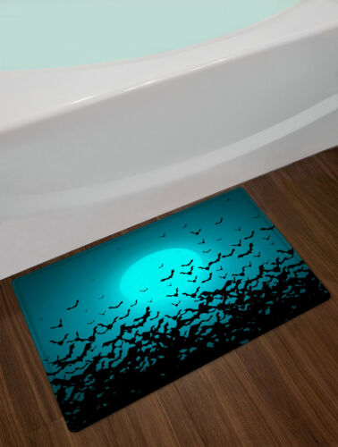 Black Bat Swarm Halloween Shower Curtain
