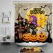 Full Moon Halloween Shower Curtain
