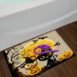Bat Witch Hat Owl Cat Pumpkin Halloween Shower Curtain