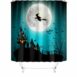 full moon witch Halloween Shower Curtain