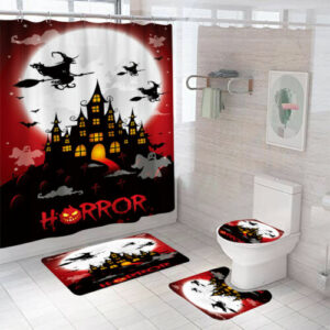 Horror Halloween Shower Curtain