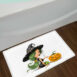 Cute Little Witch Halloween Shower Curtain