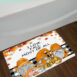 Autumn Funny Gnome Pumpkins Halloween Shower Curtain