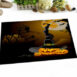 Witch Hat Pumpkin Owl Halloween Shower Curtain