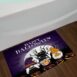 Bat Ghost Pumpkin Gnome Halloween Shower Curtain