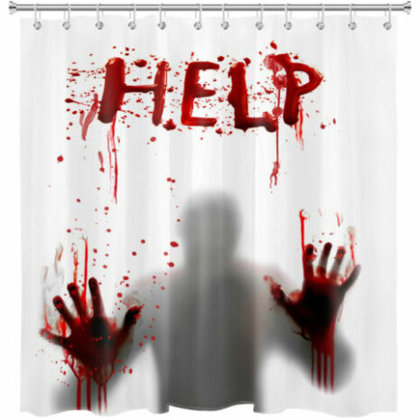 Help me Halloween Shower Curtain