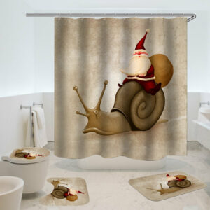 christmas shower curtain