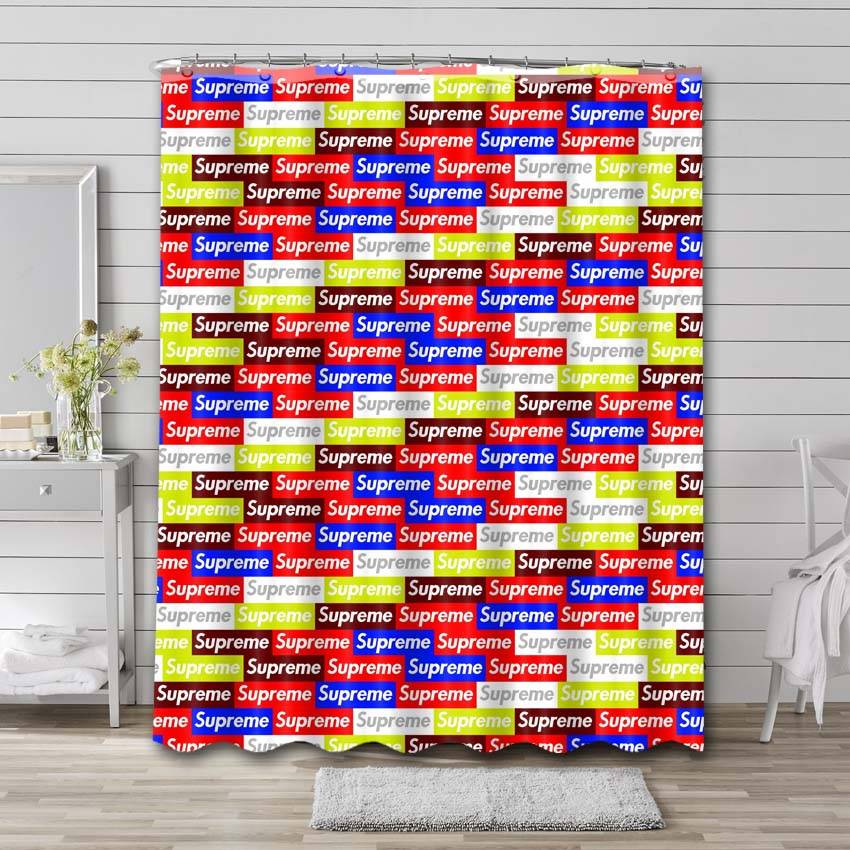 Supreme Pattern Shower Curtain Set