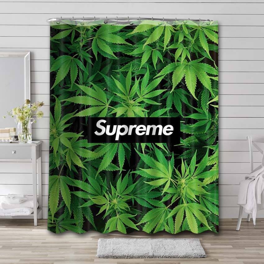 Cannabis Supreme Shower Curtain Set