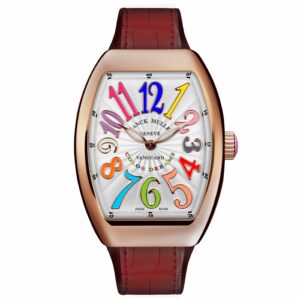 V32 Vanguard Lady Color Dreams Polished Rose Gold With Red Side Inserts