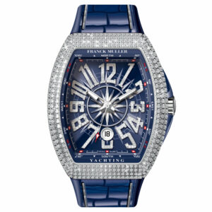 V45 Vanguard Yachting White Gold, Diamond Case & Numerals