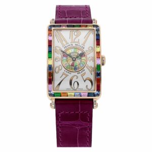 Long Island Lady Rose Gold Multi Coloured Baguette Stones