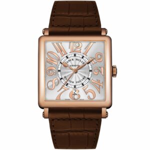Master Square Rose Gold Full  Relief Dial