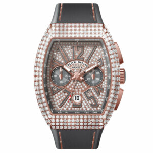 V45 Vanguard Chrono Rose Gold Diamond Case & Dial