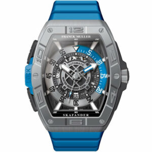Skafander 46 Brushed Titanium - Blue