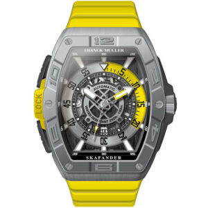 Skafander 46 Brushed Titanium - Yellow
