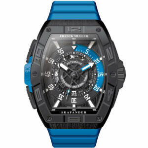 Skafander 46 Brushed Black Titanium - Blue