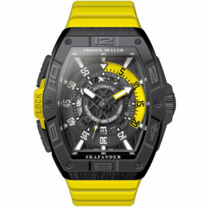 Skafander 46 Brushed Black Titanium - Yellow
