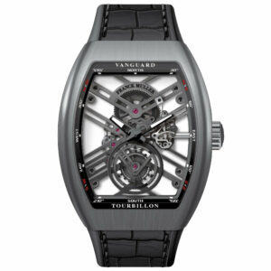 V45 Vanguard Tourbillon Skeleton Brushed Titanium - Black