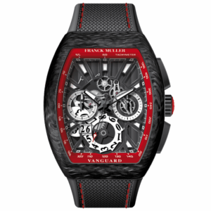 V45 Vanguard Chrono Grand Date Carbon Case Skeleton - Red
