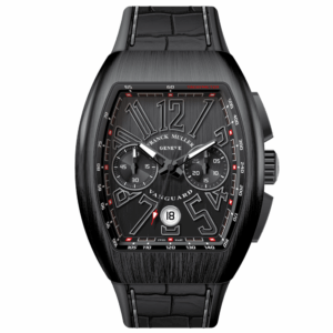 V45 Vanguard Chrono Classical Brushed Black Titanium Case