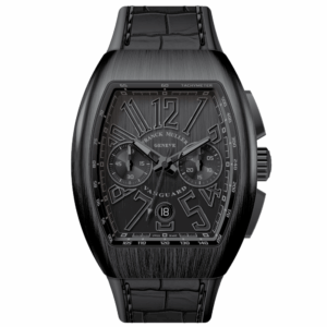 V45 Vanguard Chrono Classical Brushed Black Titanium Case