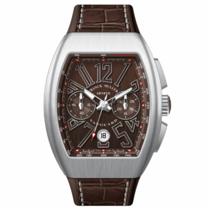 V45 Vanguard Chrono Classical Brushed Stainless Steel Case - Brown