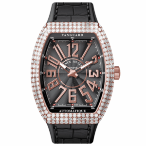 V45 Vanguard Slim Rose Gold White Diamonds Case