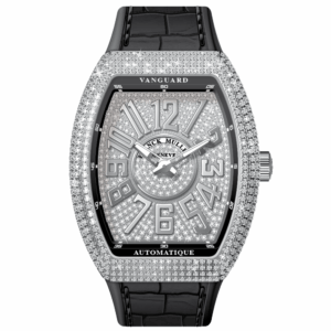 V45 Vanguard Slim Stainless Steel White Diamonds Case and Dial