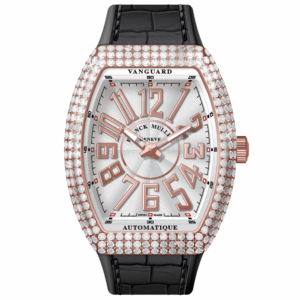 V45 Vanguard Slim Rose Gold White Diamonds Case