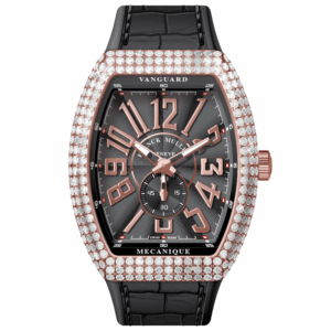 V45 Vanguard Slim Rose Gold White Diamonds Case