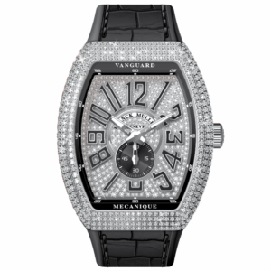 V45 Vanguard Slim Stainless Steel White Diamonds Case and Dial