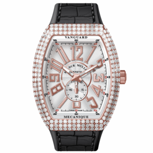 V45 Vanguard Slim Rose Gold White Diamonds Case