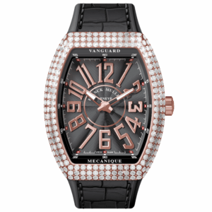 V45 Vanguard Slim Rose Gold White Diamonds Case
