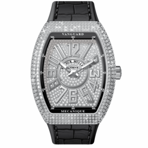 V45 Vanguard Slim Stainless Steel White Diamonds Case and Dial