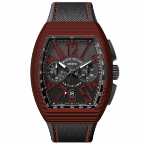 V45 Vanguard Chrono Red Black Carbon Case