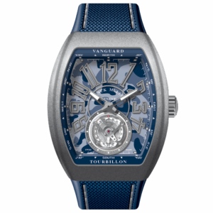 V45 Vanguard Titanium Case Camouflage Tourbillon - Blue