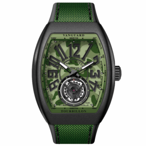 V45 Vanguard Titanium Case Camouflage Tourbillon - Green