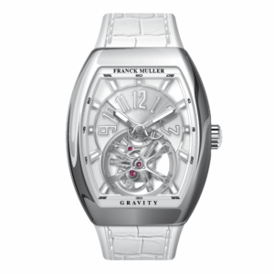 V41 Vanguard Gravity Tourbillon Stainless Steel - White