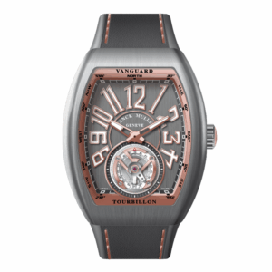 V41 Vanguard Tourbillon Brushed Titanium - Rose Gold