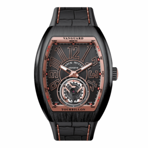 V41 Vanguard Tourbillon Brushed Black Titanium Rose Gold