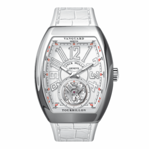 V41 Vanguard Tourbillon Stainless Steel - White