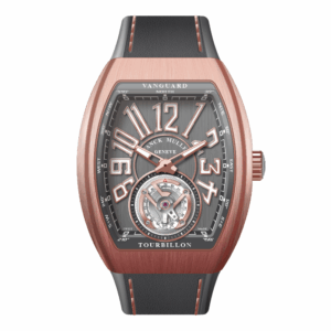 V41 Vanguard Tourbillon Brushed Rose Gold - Grey